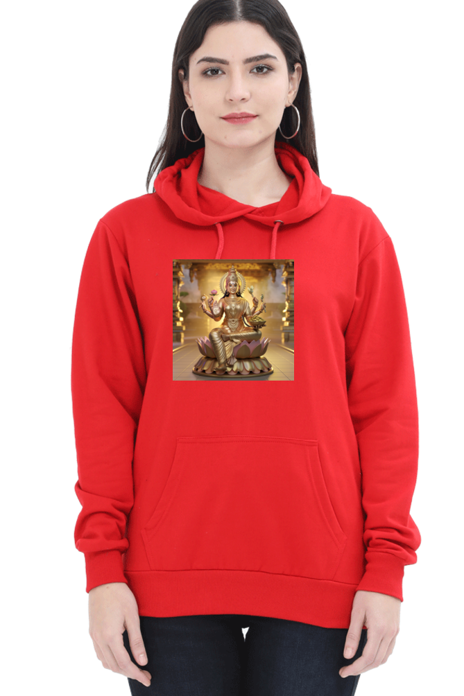 Mahalakshmi 3D print Hooded Sweatshirt for Women