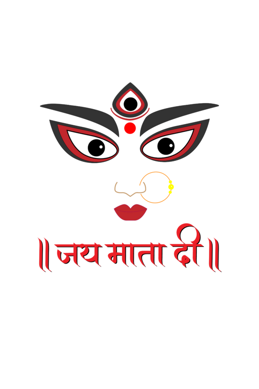 Durga Maa Printed Tote Bag non Zipper