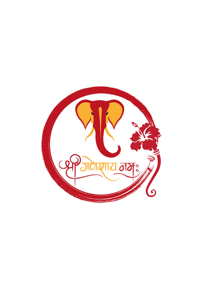 श्री गणेशाय नमः Print T-shirt Dress