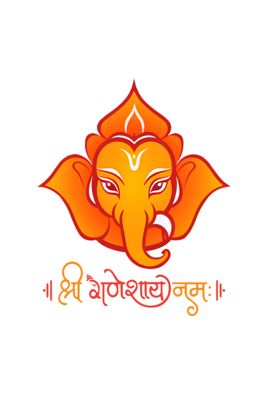 Shree Ganesha Half Sleeve Oversized T-shirt for Men