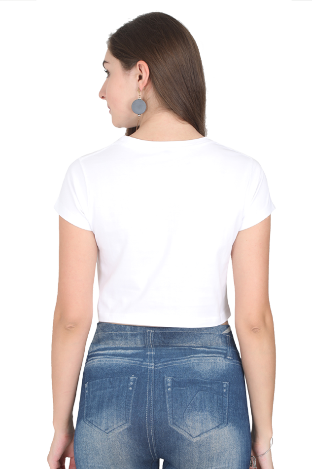 Mandala 3D Print Crop Top