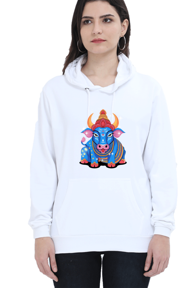 Nandi Print Hooded SweatShirt for Women