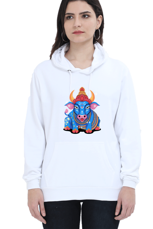 Nandi Print Hooded SweatShirt for Women