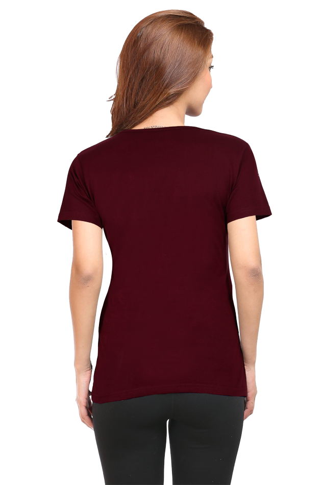 Chamunda Maa 3D Print Half Sleeve T-shirt for Women
