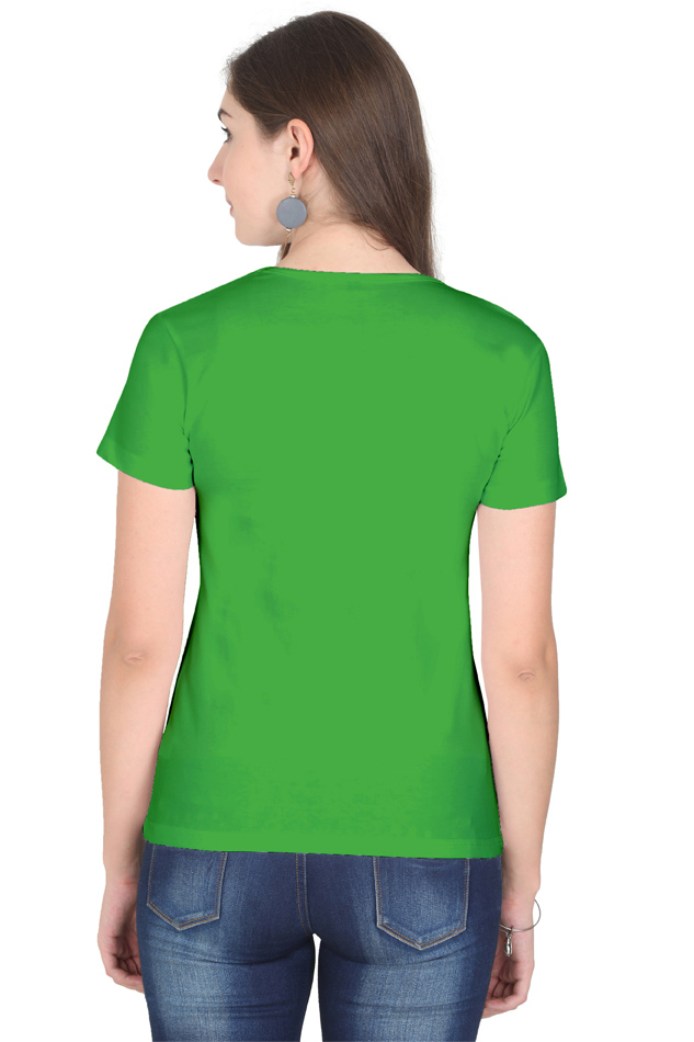 Shree Ganesha Print Half Sleeve T-shirt for Women