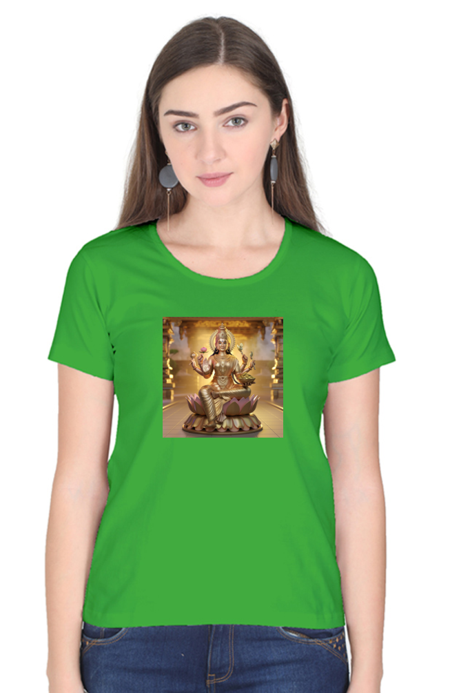 Mahalakshmi 3D print half Sleeve T-shirt for Women