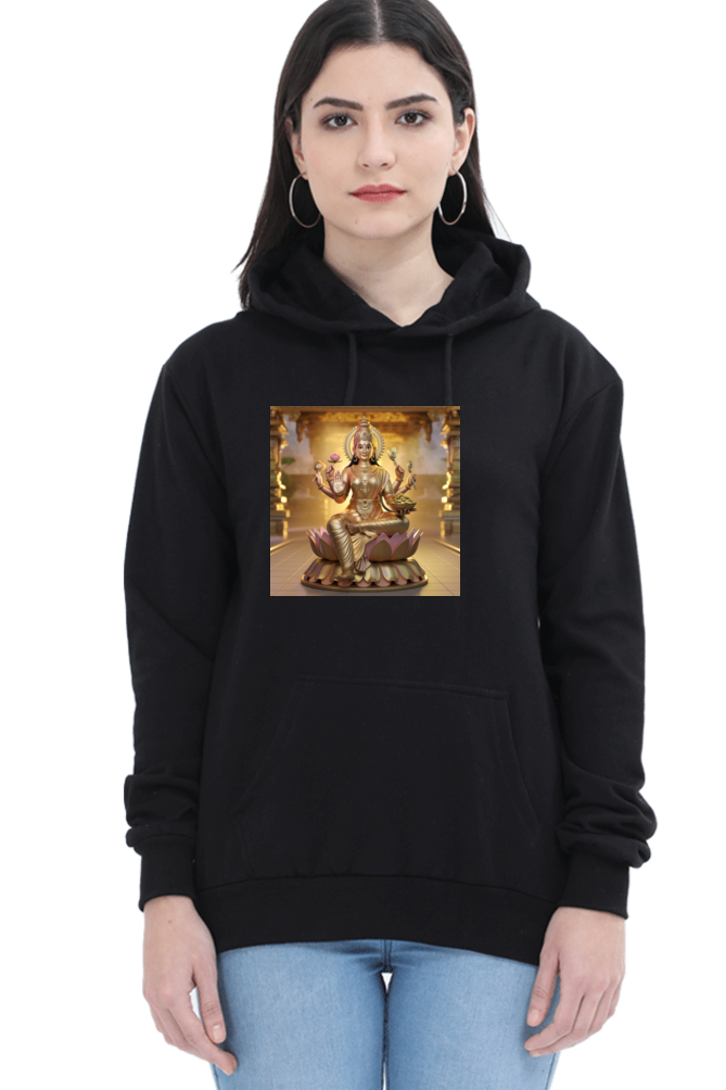 Mahalakshmi 3D print Hooded Sweatshirt for Women