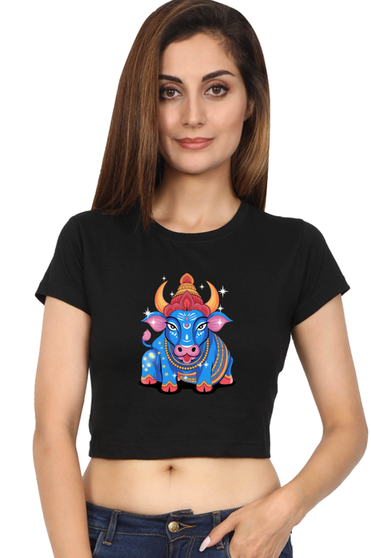 Nandi Print Crop Top