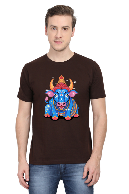 Nandi Print Half Sleeve T-shirt for Men