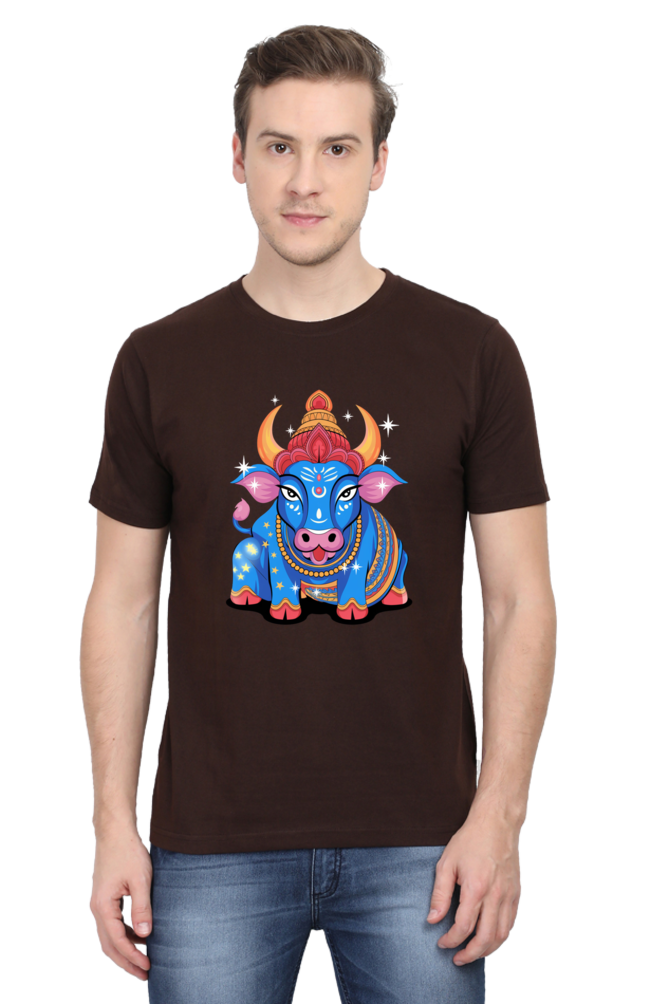Nandi Print Half Sleeve T-shirt for Men