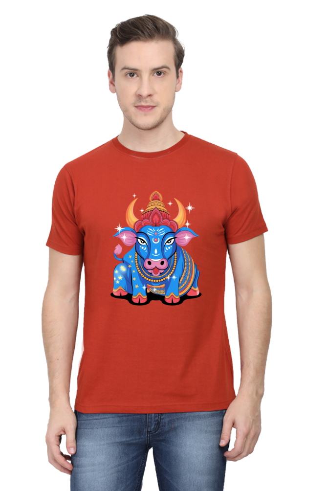 Nandi Print Half Sleeve T-shirt for Men