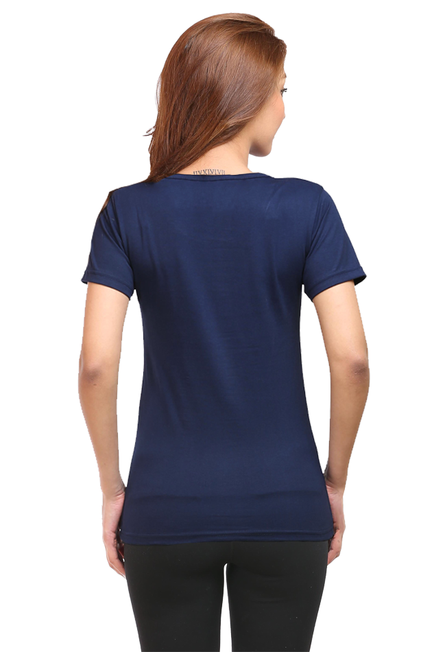 Shree Ganesha Print Half Sleeve T-shirt for Women