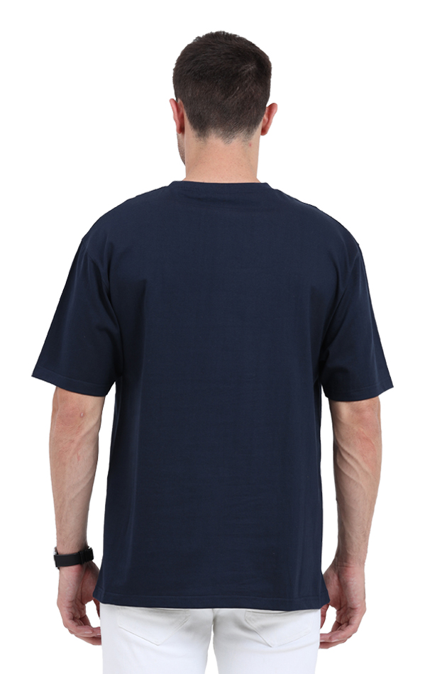 Shree Ganeshaya Namah Printed Half Sleeve Oversized T-shirt