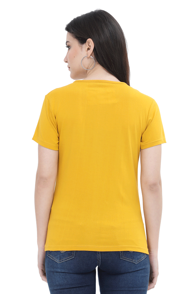 Mandala Print Half Sleeve Women T-shirt