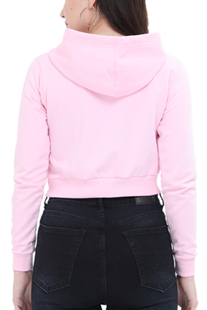 Mahalakshmi 3D Print Crop Hoodie for Women