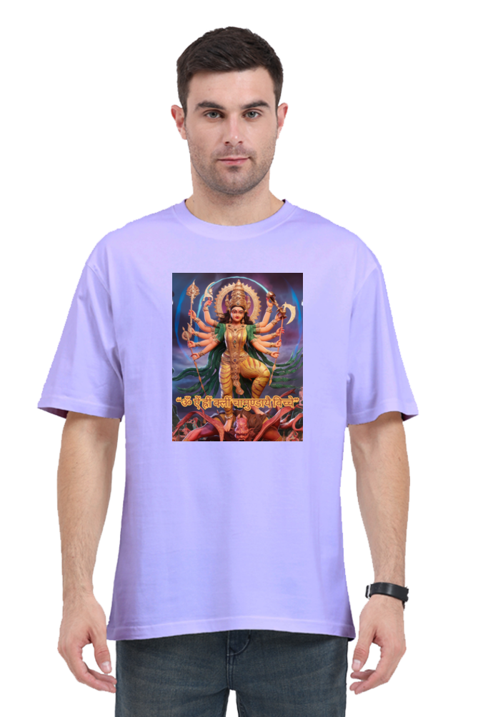 Chamunda Maa 3D Print Oversized T-shirt for Men