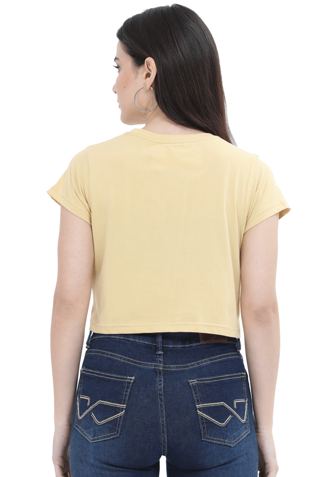 Durga Maa Printed Crop Top