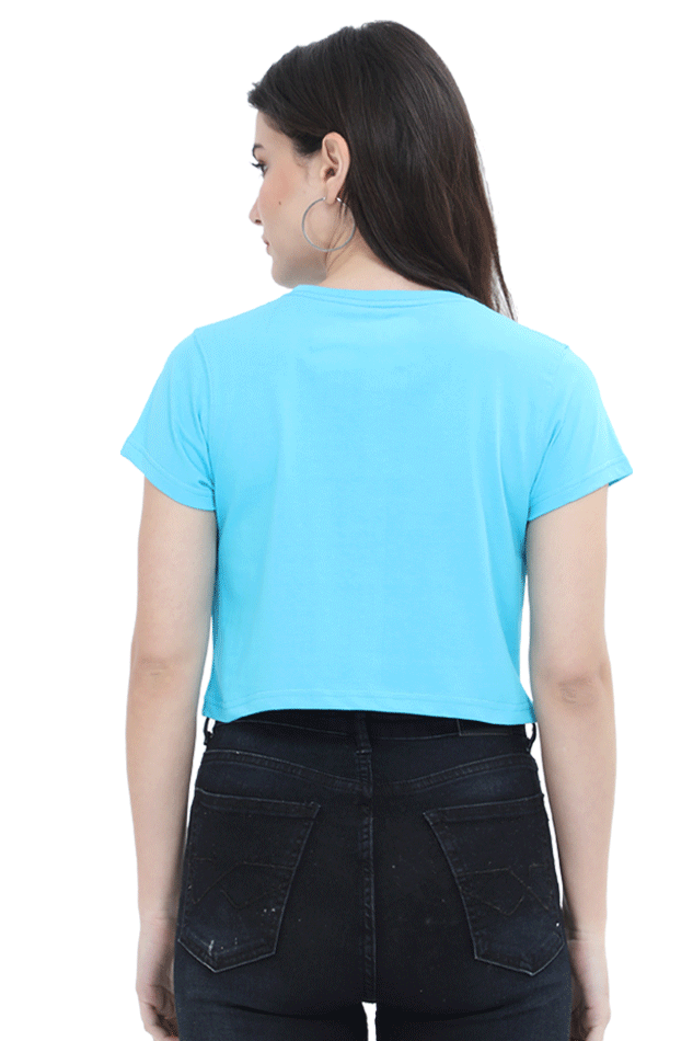 Shree Ganesha Print Crop Top