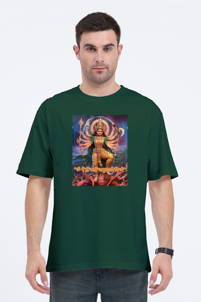 Chamunda Maa 3D Print Oversized T-shirt for Men