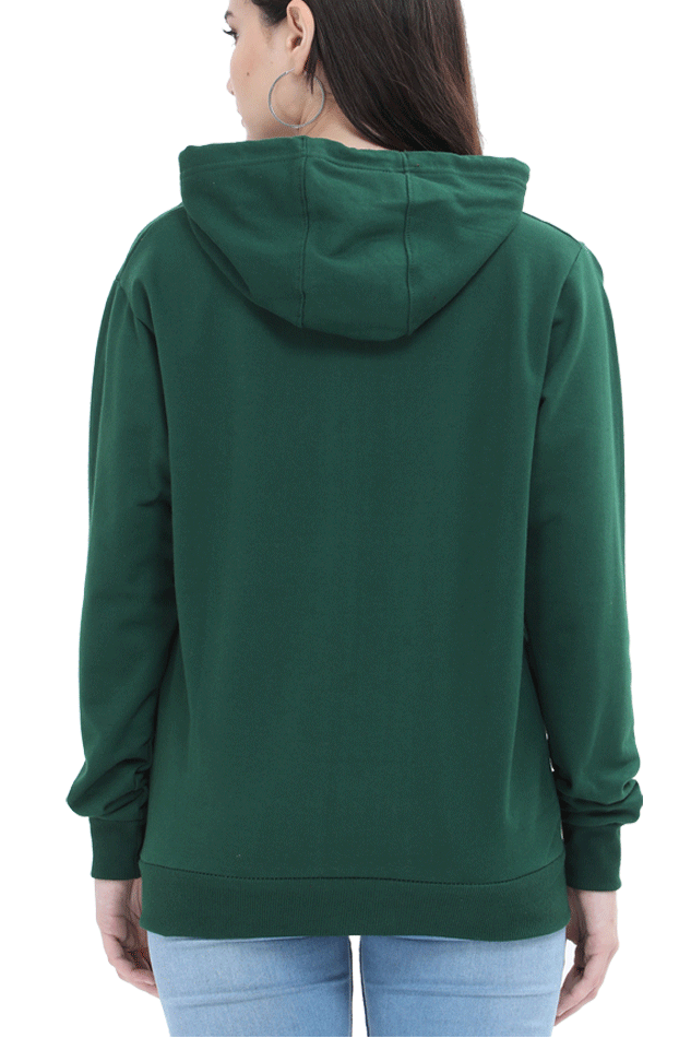 श्री गणेशाय नमः Colourful Cute Ganesha Print Hooded Sweatshirt for Women