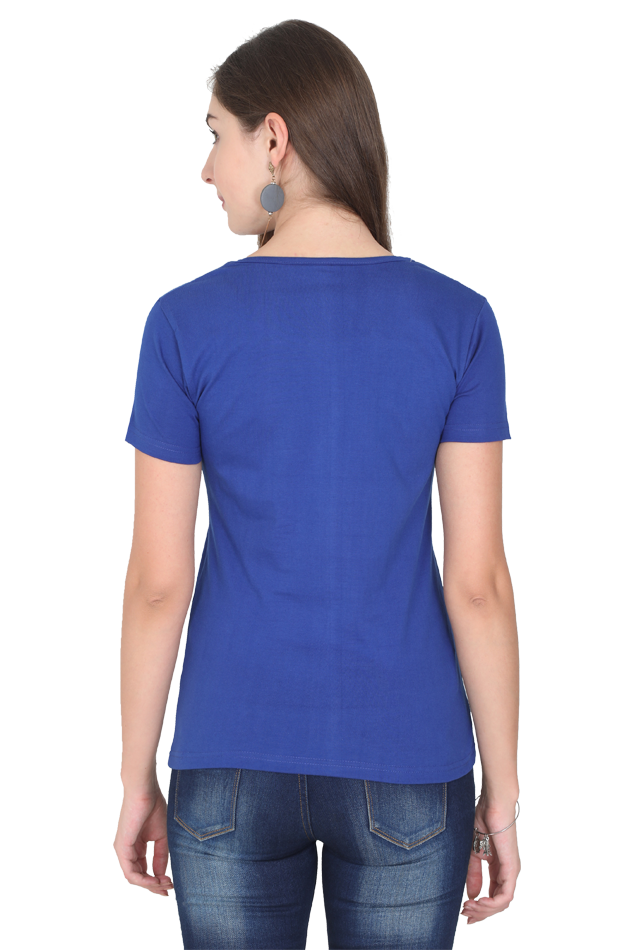 Shree Ganesha Print Half Sleeve T-shirt for Women