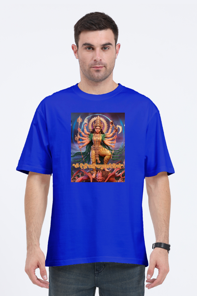 Chamunda Maa 3D Print Oversized T-shirt for Men